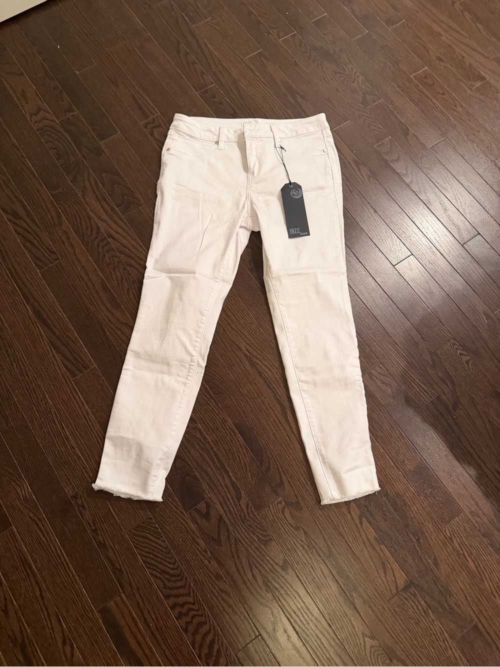 1822 Denim White Skinny Jeans